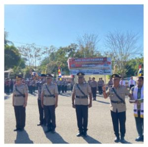 KAPOLRES TTU SERAHTERIMAKAN JABATAN WAKAPOLRES, KABAG SDM DAN KASAT INTELKAM
